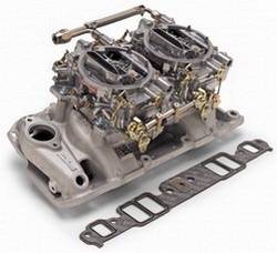Edelbrock - Edelbrock 2067 RPM Air-Gap Dual-Quad Intake Manifold/Carburetor Kit - Image 1