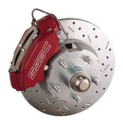 SSBC Performance Brakes - SSBC Performance Brakes W133-3R At The Wheels Only Classic 4-Piston Drum To Disc Conversion Kit - Image 1