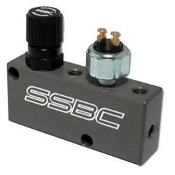 SSBC Performance Brakes - SSBC Performance Brakes A0730PL Prop Block Adjustable Proportioning Valve And Distribution Block - Image 1