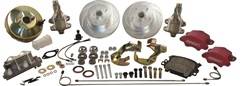 SSBC Performance Brakes - SSBC Performance Brakes A123-58ADS SuperTwin 2-Piston Drum To Disc Brake Conversion Kit - Image 1