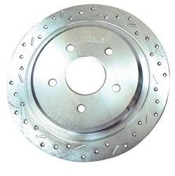 SSBC Performance Brakes - SSBC Performance Brakes 23107AA3L Big Bite Cross Drilled Rotors - Image 1