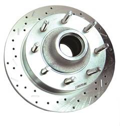 SSBC Performance Brakes - SSBC Performance Brakes 23206AA3L Big Bite Cross Drilled Rotors - Image 1