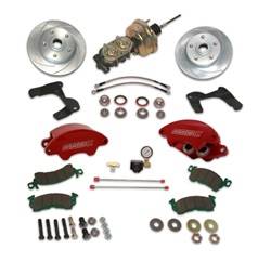 SSBC Performance Brakes - SSBC Performance Brakes A129-30BK SuperTwin 2-Piston Drum To Disc Brake Conversion Kit - Image 1