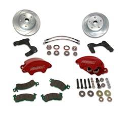 SSBC Performance Brakes - SSBC Performance Brakes A129-33BK SuperTwin 2-Piston Drum To Disc Brake Conversion Kit - Image 1