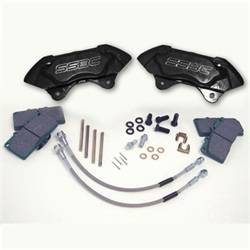 SSBC Performance Brakes - SSBC Performance Brakes A109AFBK Direct Bolt-On Extreme 4 Pistion Aluminum Calipers - Image 1