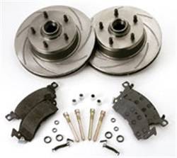 SSBC Performance Brakes - SSBC Performance Brakes A2361051 Rotor Kit - Short Stop - Turbo Slotted Rotor & Pad Kit - Image 1