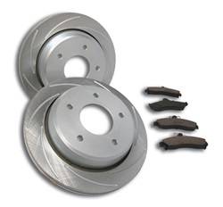 SSBC Performance Brakes - SSBC Performance Brakes A2350009R Turbo Slotted Rotors - Image 1