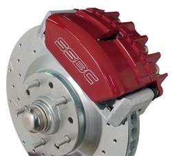 SSBC Performance Brakes - SSBC Performance Brakes W129-22R At The Wheels Only Tri-Power 3-Piston Drum To Disc Brake Conversion Kit - Image 1