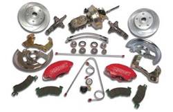 SSBC Performance Brakes - SSBC Performance Brakes A123-1A SuperTwin 2-Piston Drum To Disc Brake Conversion Kit - Image 1