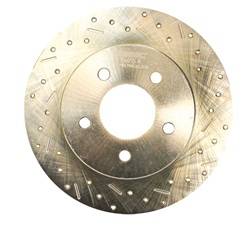 SSBC Performance Brakes - SSBC Performance Brakes 23075AA3R Big Bite Cross Drilled Rotors - Image 1