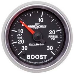 AutoMeter - AutoMeter 3659 Sport-Comp II Electric Boost/Vacuum Gauge - Image 1