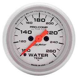 AutoMeter - AutoMeter 4355 Ultra-Lite Electric Water Temperature Gauge - Image 1