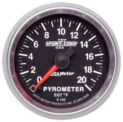 AutoMeter - AutoMeter 3645 Sport-Comp II Electric Pyrometer Gauge Kit - Image 1