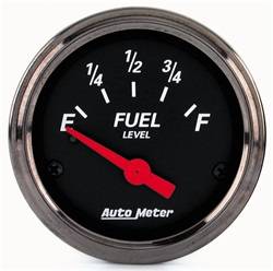 AutoMeter - AutoMeter 1418 Designer Black Fuel Level Gauge - Image 1