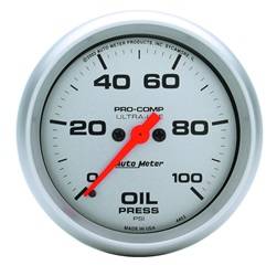 AutoMeter - AutoMeter 4453 Ultra-Lite Electric Oil Pressure Gauge - Image 1