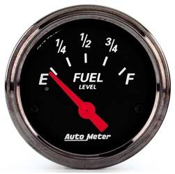 AutoMeter - AutoMeter 1417 Designer Black Fuel Level Gauge - Image 1