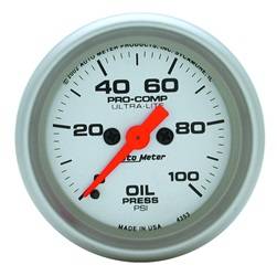 AutoMeter - AutoMeter 4353 Ultra-Lite Electric Oil Pressure Gauge - Image 1
