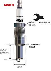 MSD Ignition - MSD Ignition 37164 Iridium Tip Spark Plug - Image 1