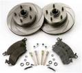 Brakes - Disc Brake Pad and Rotor Kit - SSBC Performance Brakes - SSBC Performance Brakes A2351032 Rotor Kit - Short Stop - Turbo Slotted Rotor & Pad Kit