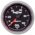 AutoMeter - AutoMeter 3653 Sport-Comp II Electric Oil Pressure Gauge