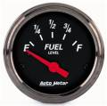 AutoMeter - AutoMeter 1418 Designer Black Fuel Level Gauge