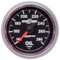 Gauges - Engine Oil Temperature Gauge - AutoMeter - AutoMeter 3656 Sport-Comp II Electric Oil Temperature Gauge