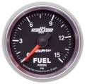 Gauges - Fuel Pressure Gauge - AutoMeter - AutoMeter 3661 Sport-Comp II Electric Fuel Pressure Gauge