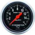 Gauges - Pyrometer Gauge - AutoMeter - AutoMeter 3343 Sport-Comp Electric Pyrometer